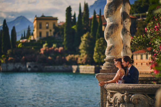 Sesja ślubna we Włoszech: jezioro Como